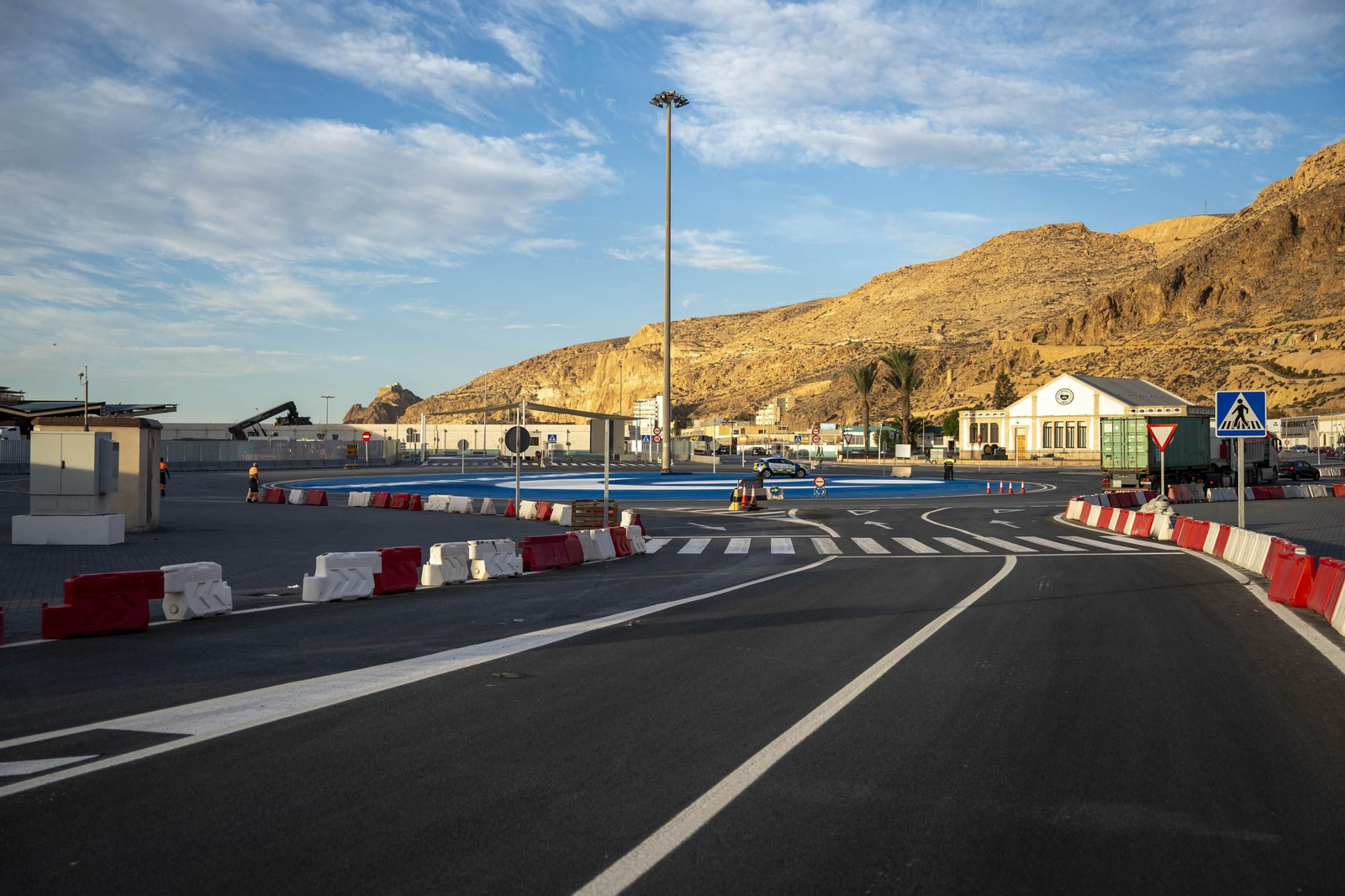 En imágenes las obras del Puerto Ciudad de Almería