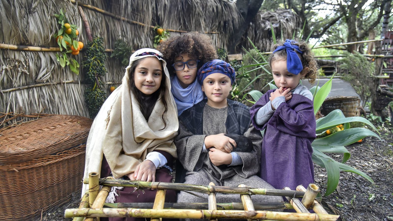 El Belén viviente de Pelayo tras el incendio