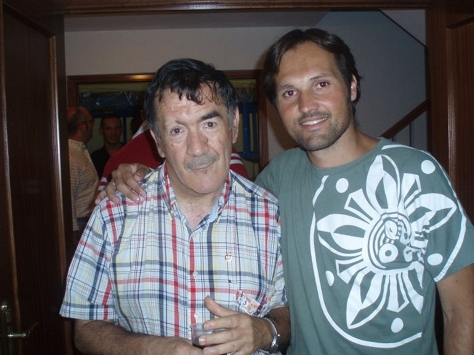 'Manolito el del Huerto', a la izquierda, junto con José Luis Dormido 'Selu'.