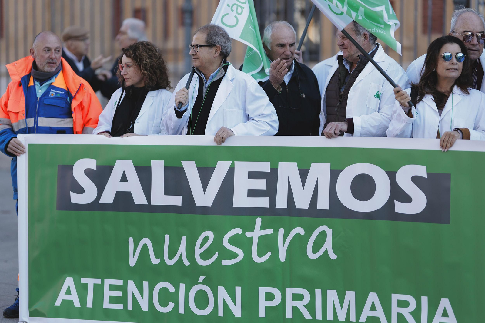 Protesta de los profesionales sanitarios de Atención Primaria