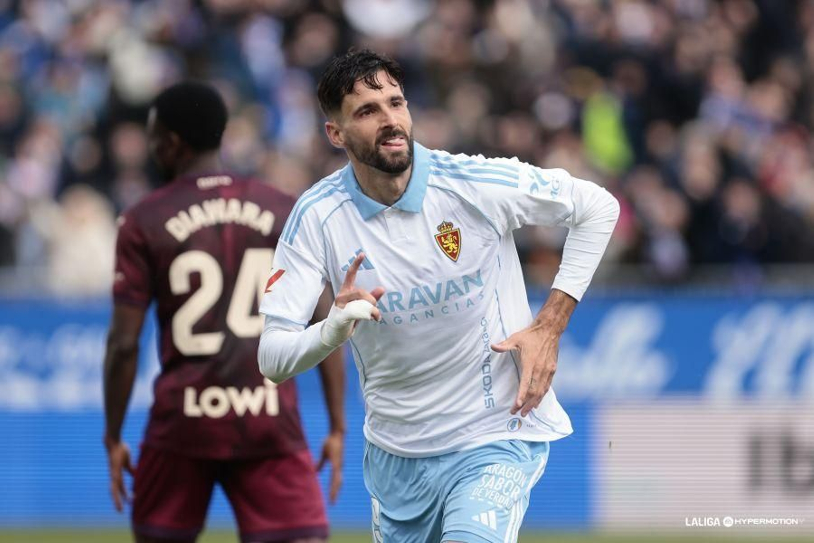 El Zaragoza llegará lanzado a La Rosaleda: tres victorias consecutivas