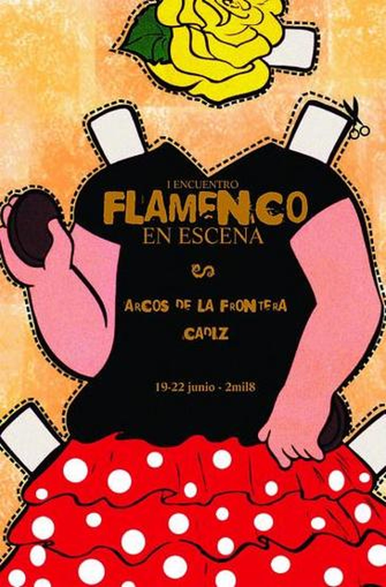 Imagen del cartel que anuncia 'Flamenco en escena'.