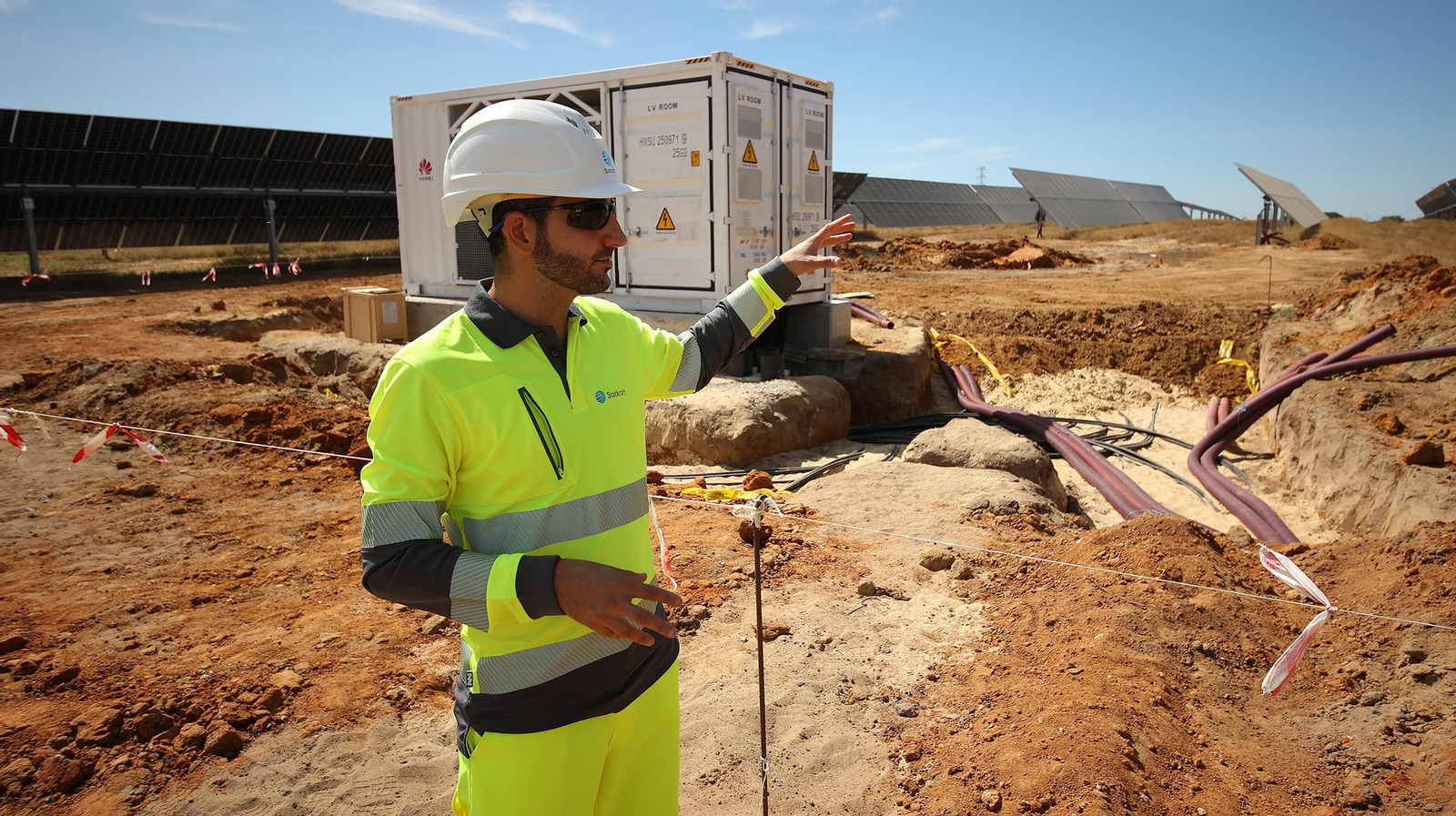 Imágenes de la planta fotovoltaica de la empresa noruega Statkraft en la finca Malabrigo