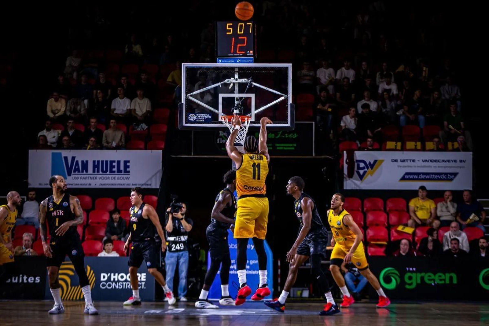 Grupo del Unicaja en BCL: El Mersin superó al Oostende (86-104)