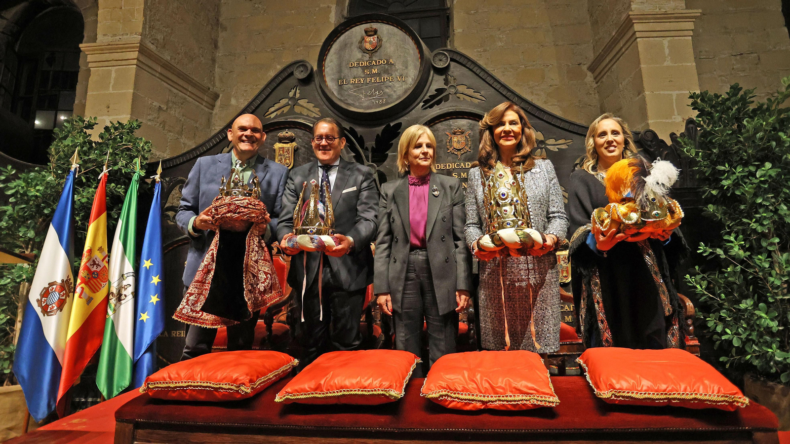 Presentación de los Reyes Magos 2024 de Jerez en Bodegas González Byass