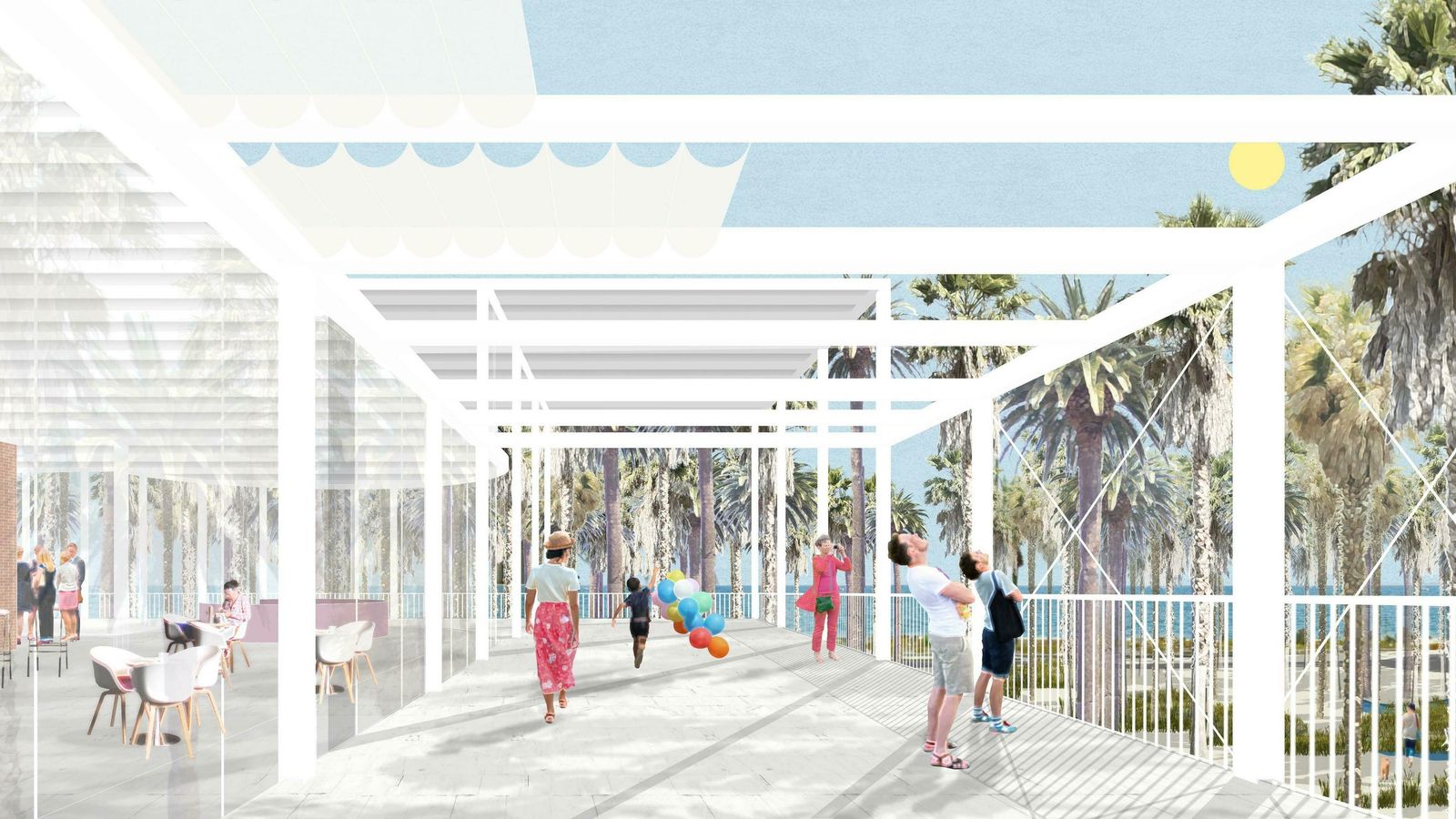 Estructura propuesta del equipo ganador del concurso de ideas de la Ciudad de la Cultura