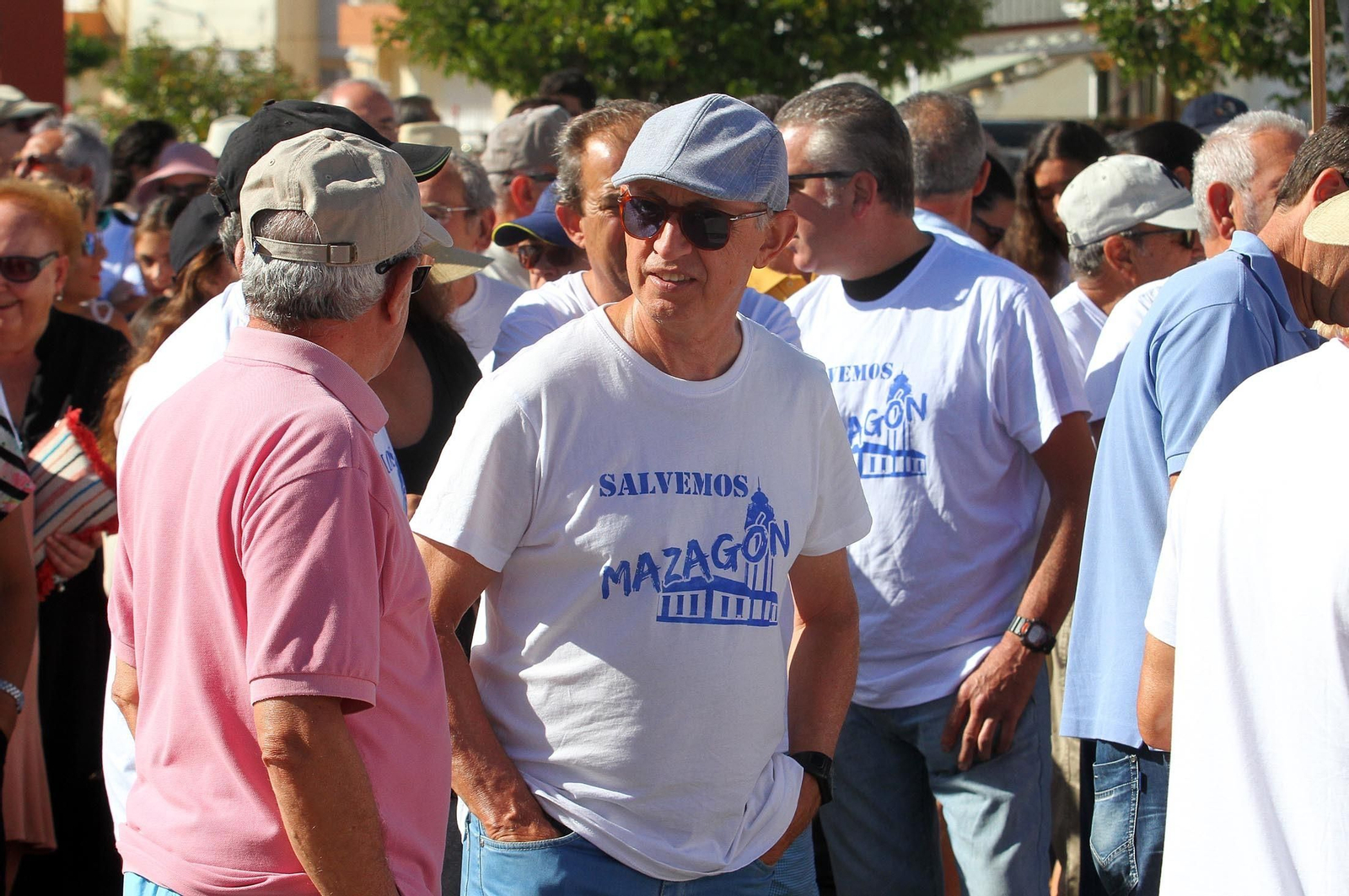 La manifestación "Salvemos Mazagón" en imágenes