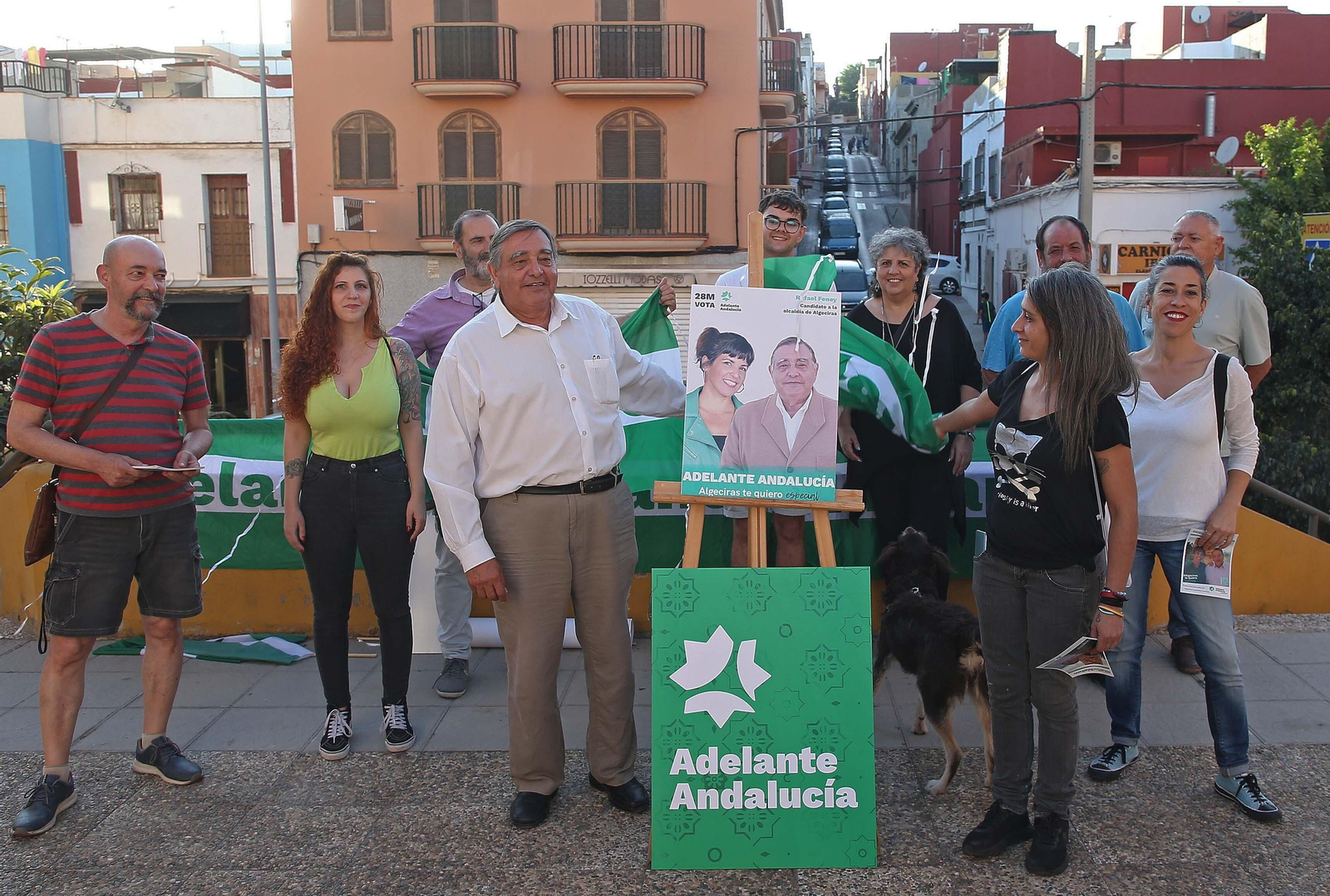 Fotos del inicio de campaña electoral en Algeciras