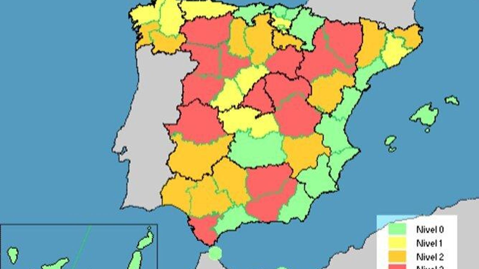 Cádiz, en nivel 3 de riesgo por efectos del calor en la salud.