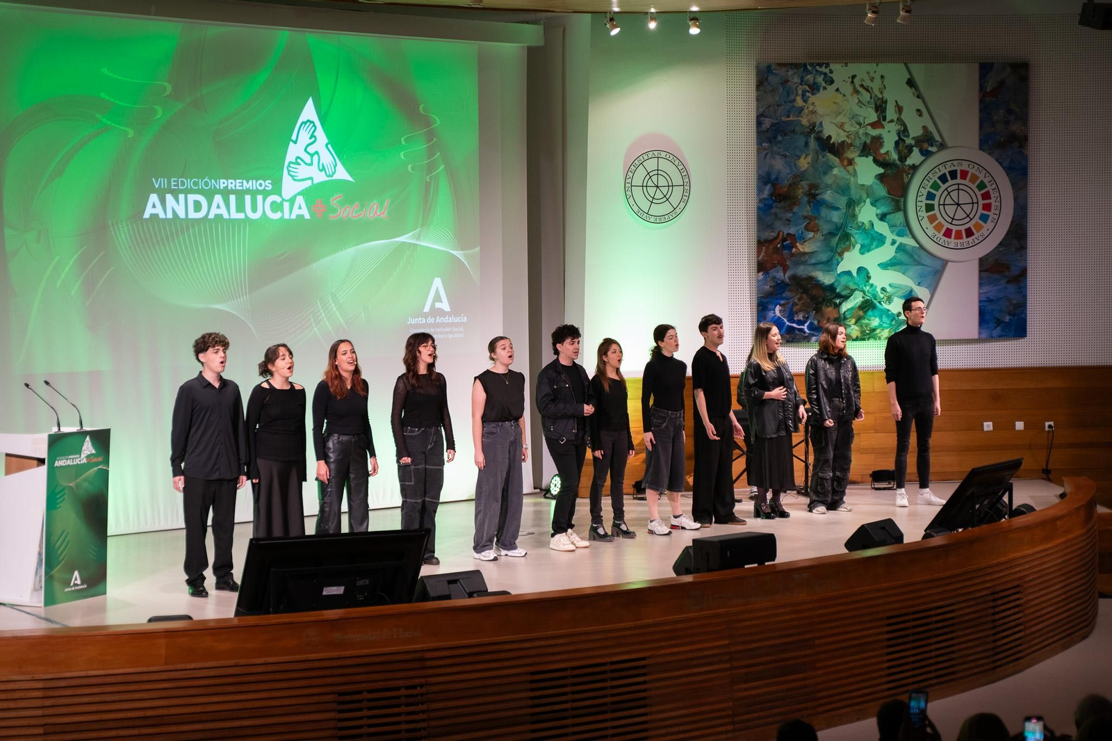 Imágenes de la VII edición de los Premios Andalucía + Social en la Universidad de Huelva