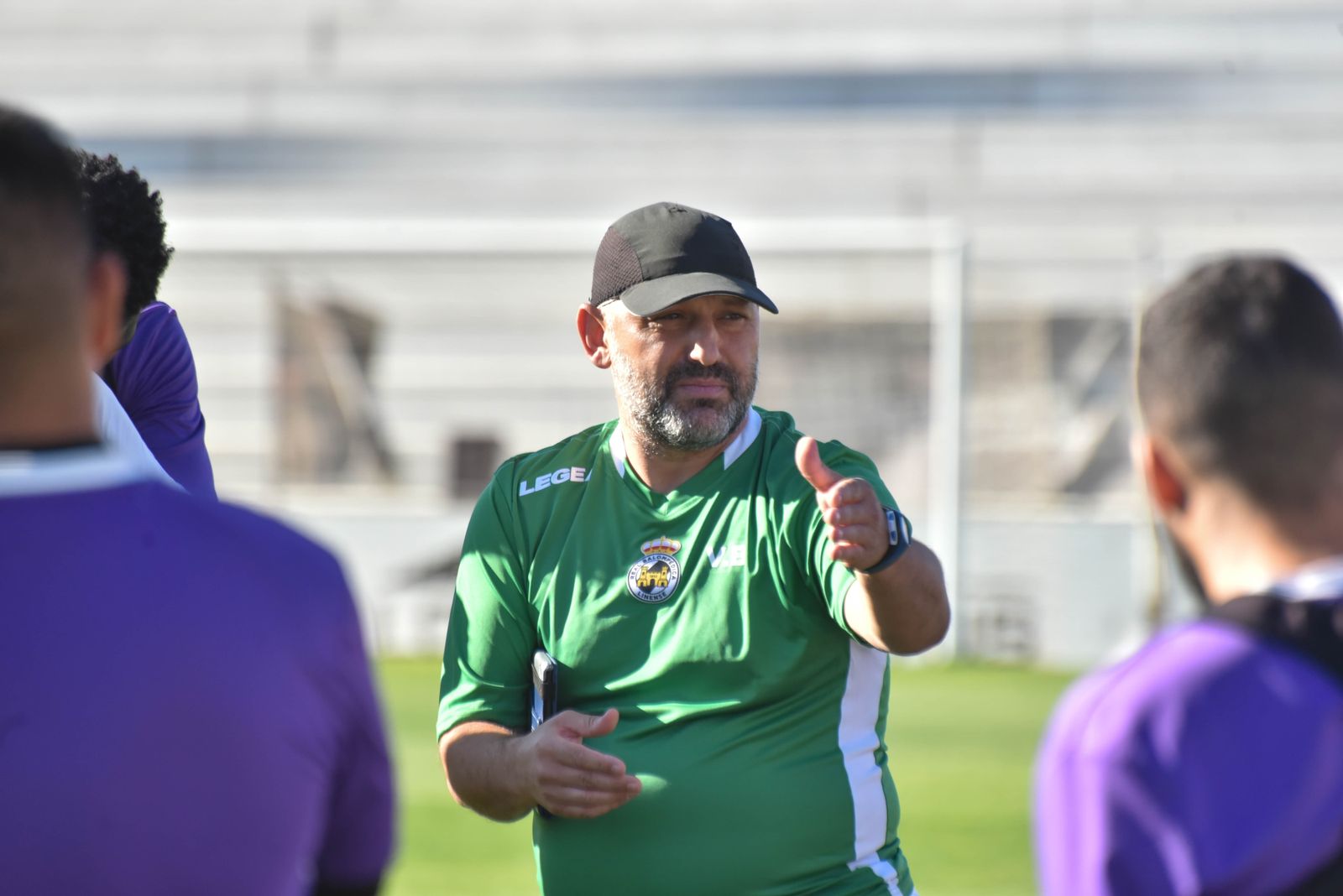 Basadre, en una sesión de trabajo