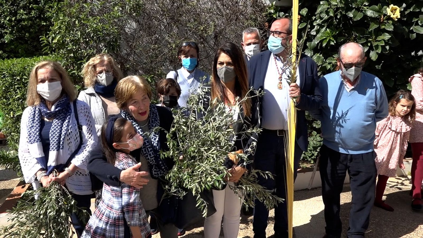 Las fotos del domingo de palmas y olivos en San Roque
