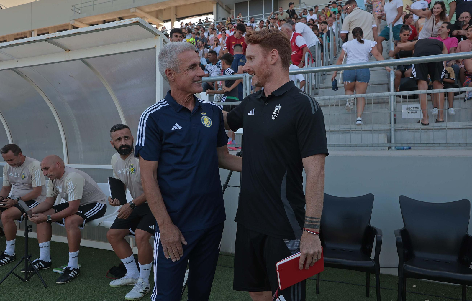 Las mejores fotos del Granada CF - Al Nassr celebrado en el Ciudad de La Línea