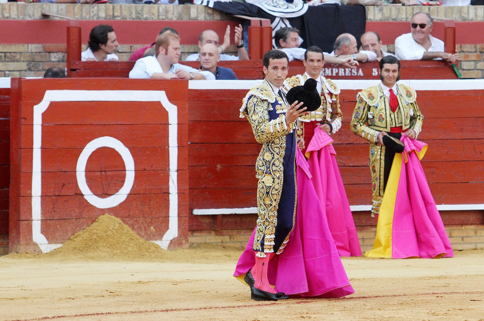 Imágenes de Morante de la Puebla durante la corrida de esta tarde en la Plaza de Toros La Merced