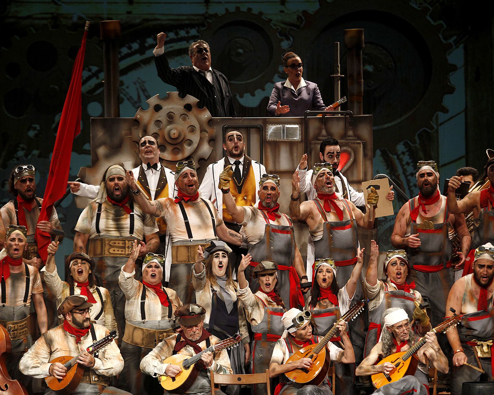 Las imágenes de la sexta función de cuartos