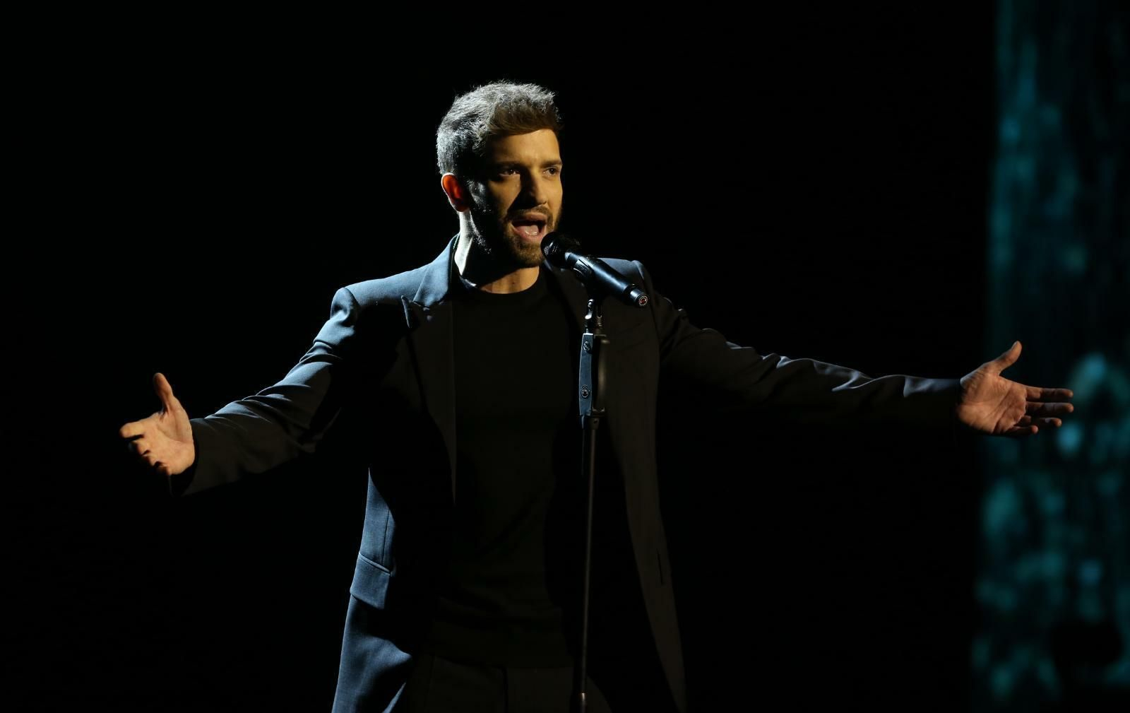 Pablo Alborán, en la gala de los Goya.