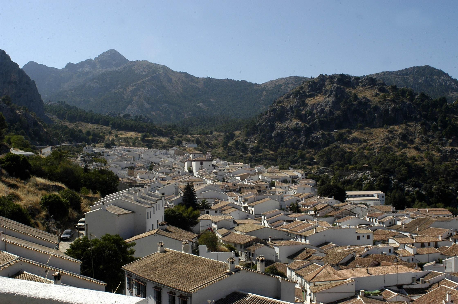 Una panorámica de la localidad serrana.