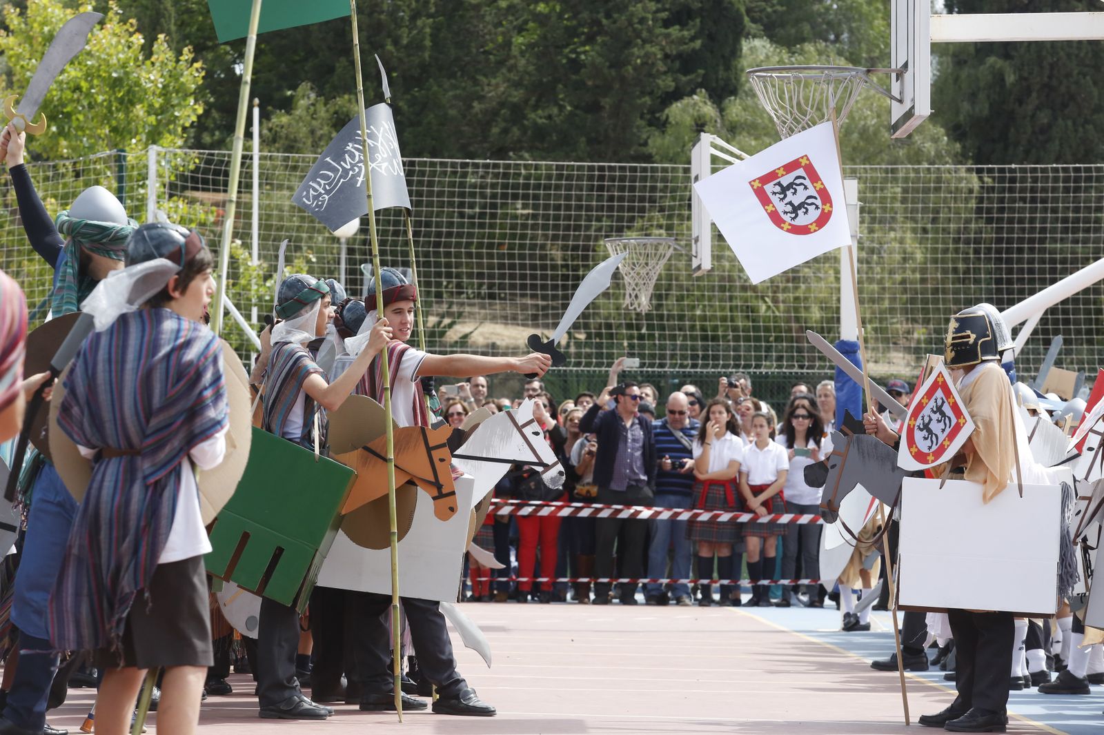 La Batalla de las Navas de Tolosa escenificada por los alumnos de El Romeral