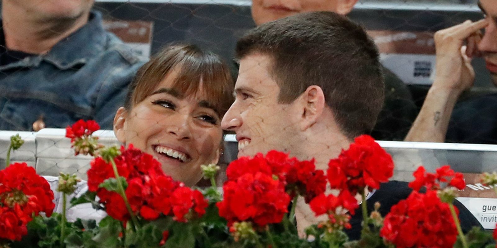 Aitana y Miguel Bernardeau, en una de sus apariciones públicas.