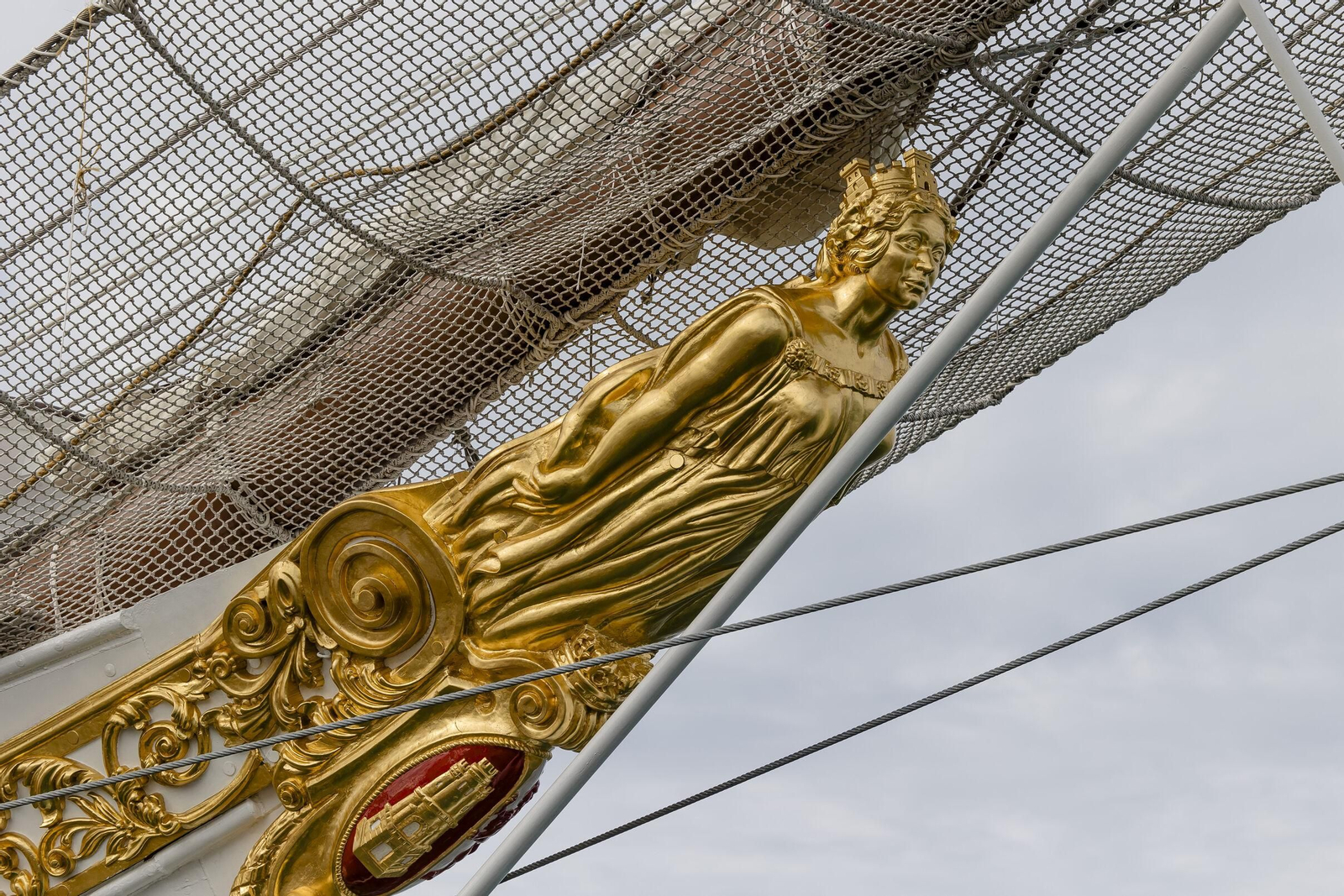 Imagen de la diosa restaurada de Elcano.