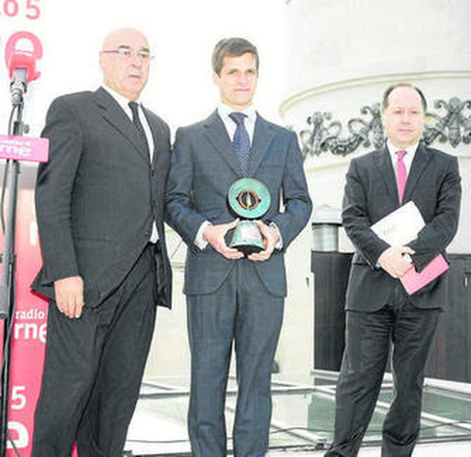 Javier Rojo, Julián López 'El Juli' y Benigno Moreno.