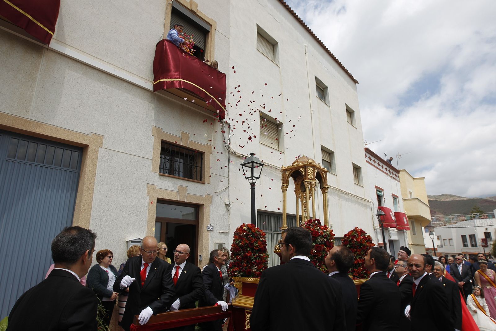 Fotogalería de la Procesión a la Ermita del Cerro de San Blas. Fiestas de Canjáyar.