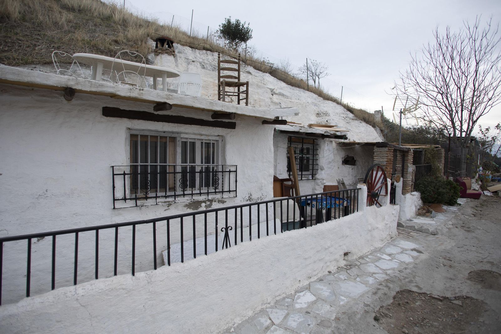 Fotos de San Miguel Alto, el barrio de Granada que pende de un hilo