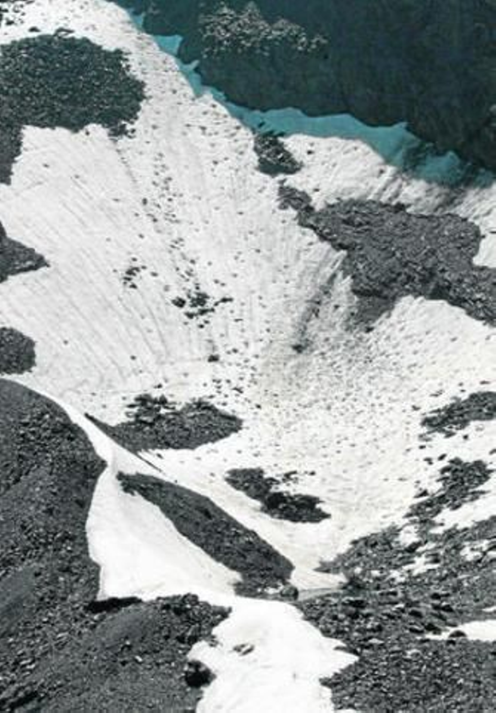 Se derrite el hielo fósil de Sierra Nevada