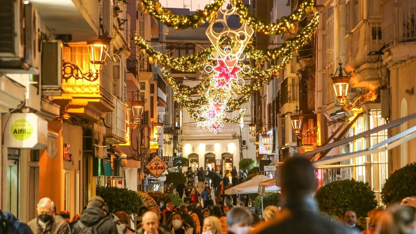 El centro de San Fernando, durante las fiestas.