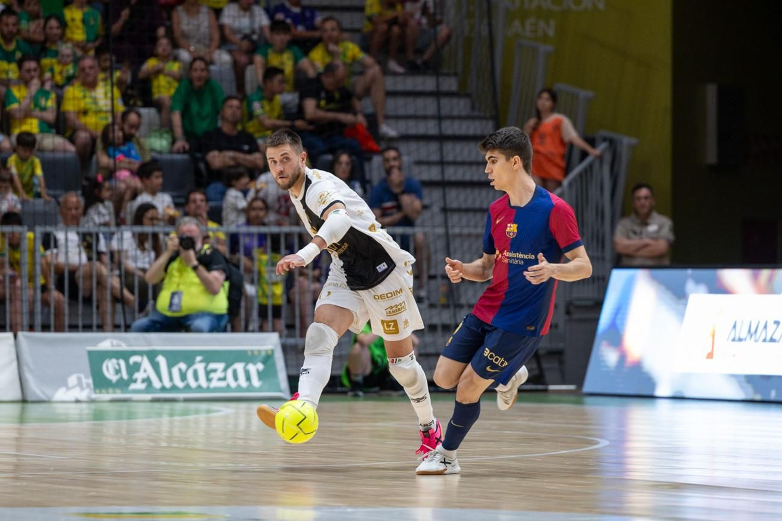 El triunfo del Barça ante el Jaén FS en el Olivo Arena