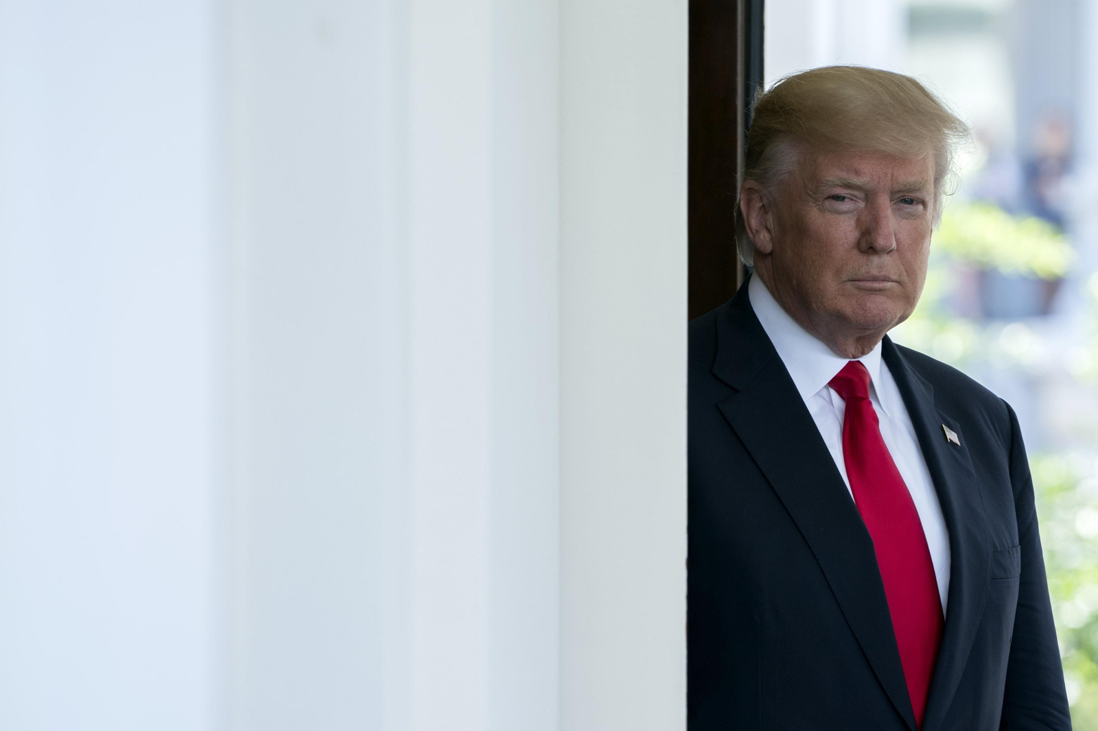 Donald Trump en la Casa Blanca.