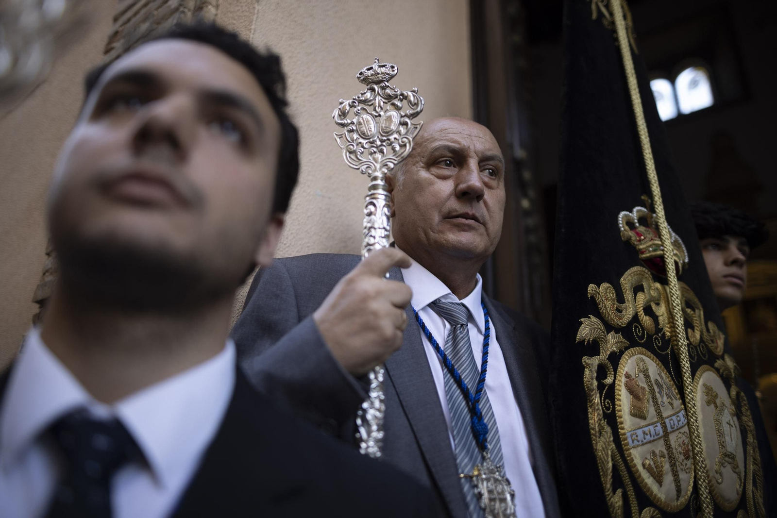 Imágenes de la salida extraordinaria de La Borriquita por las calles de Huelva