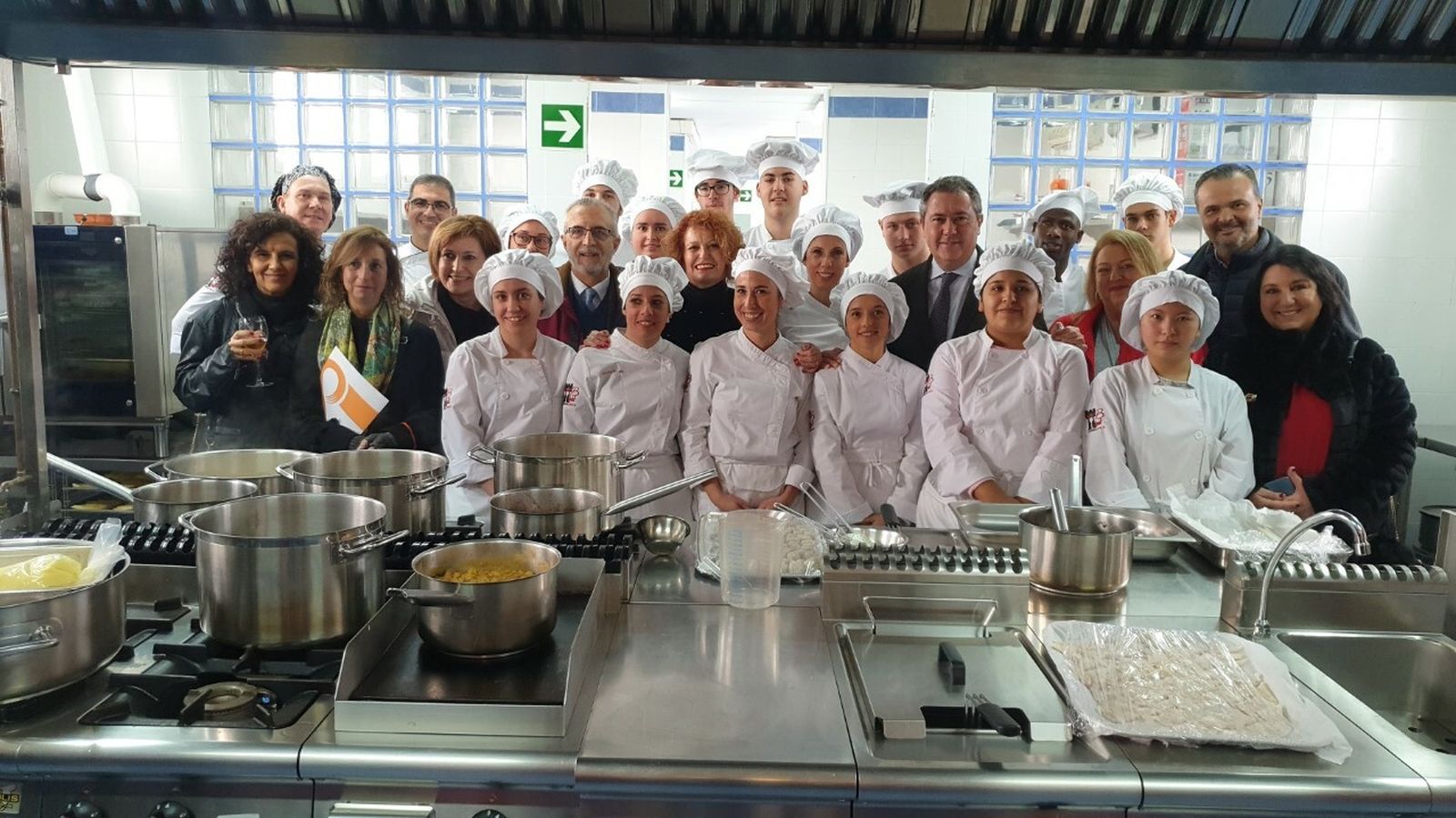 Varios de los alumnos del programa de Formación Profesional Dual.