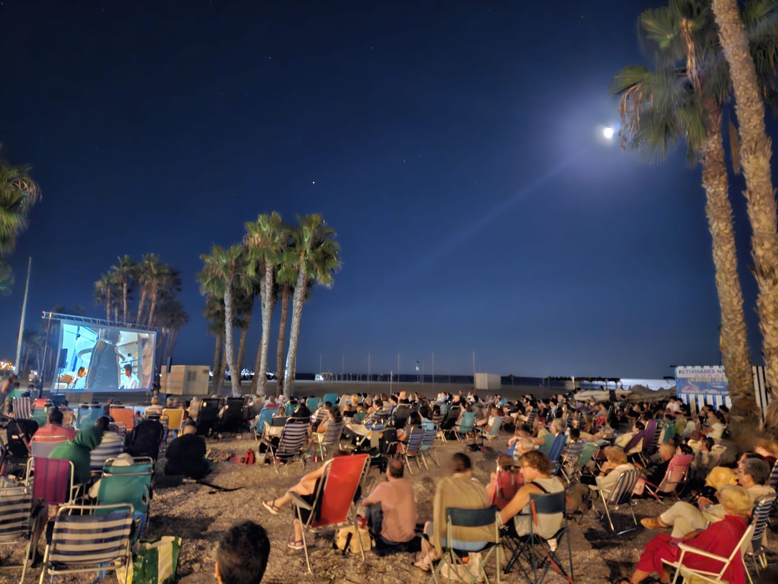 Una sesión de cine de verano del pasado año