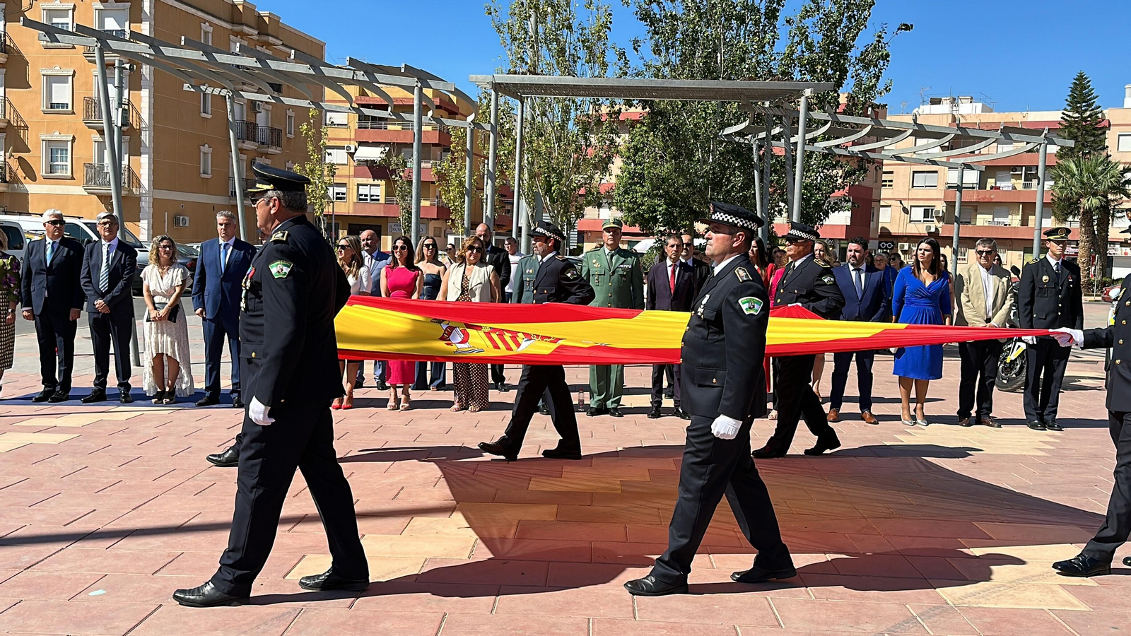 Momento del acto celebrado en Benahadux.