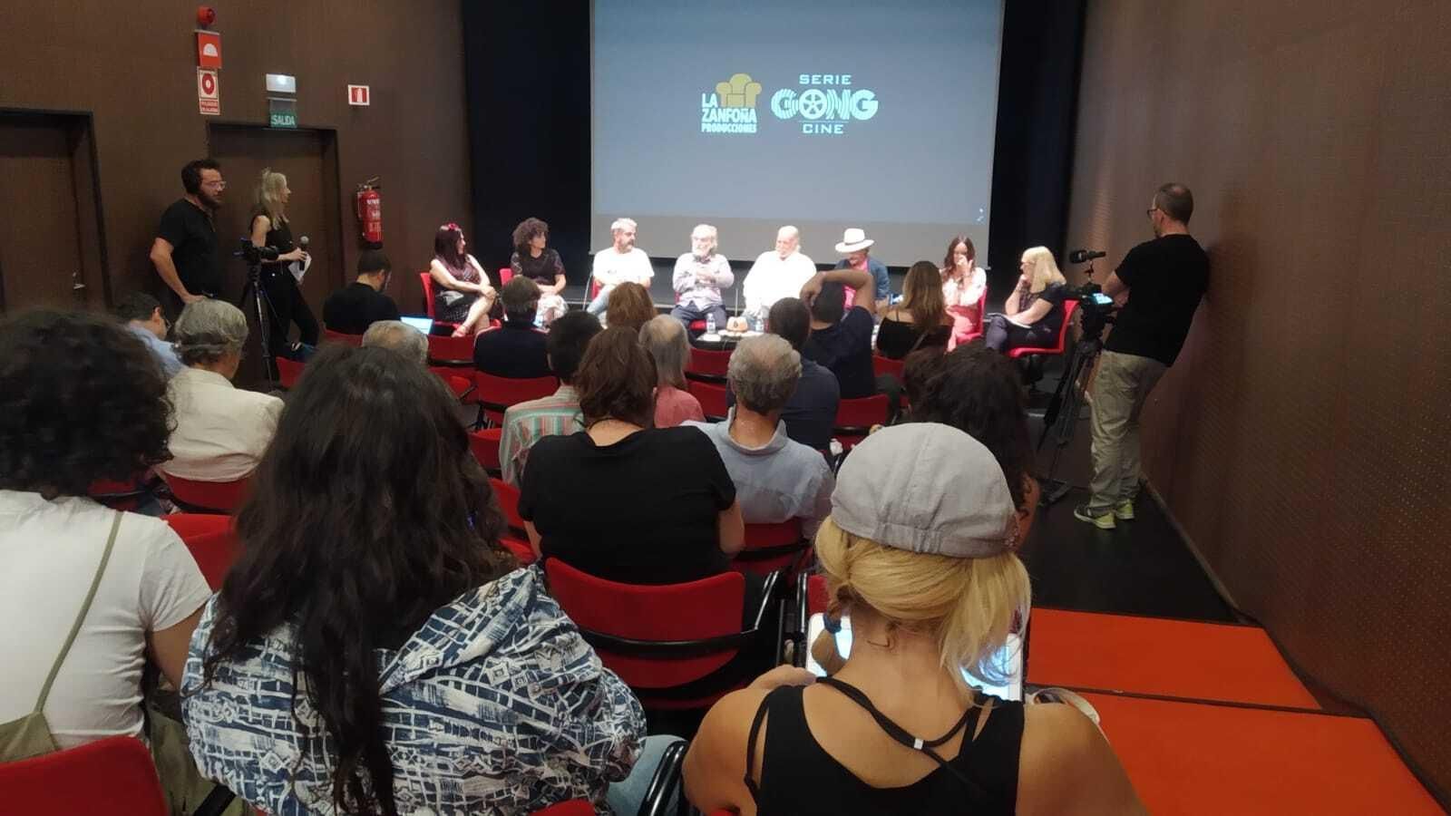 Un momento de la presentación de ‘El año de las 10 + 1 películas’ en el Centro de Iniciativas Culturales de la Universidad de Sevilla (Cicus).