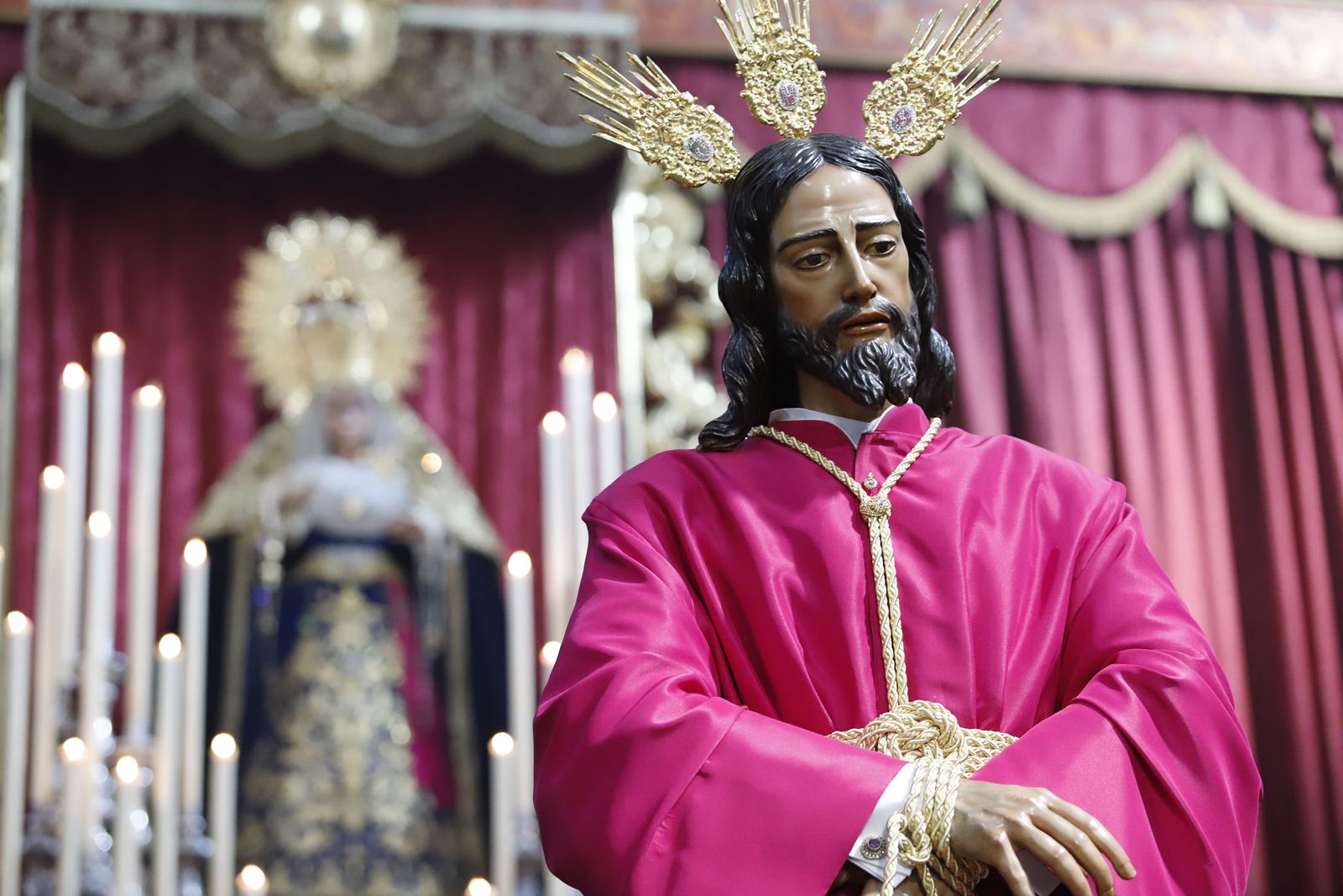 Imágenes de las veneraciones a los Cautivos de Huelva