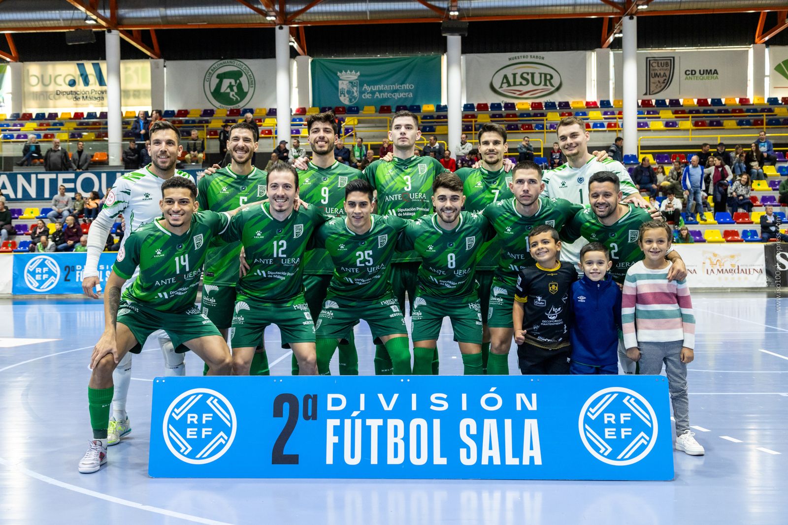 El UMA Antequera posa en el Argüelles.