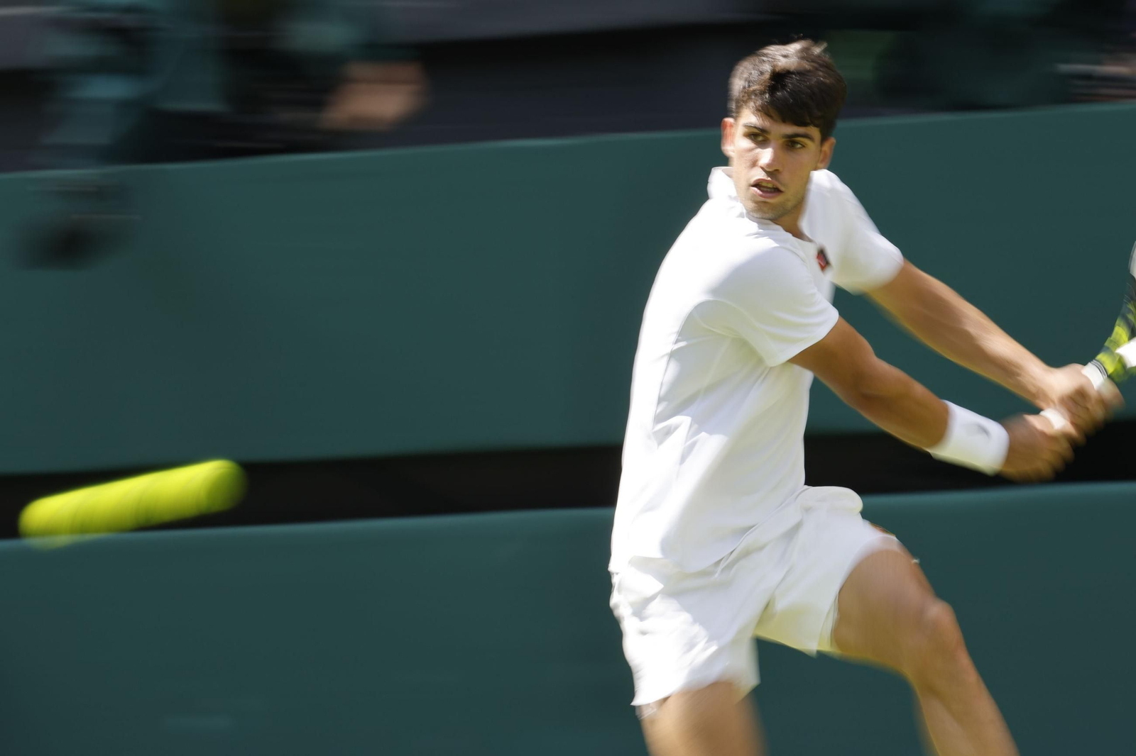 Las imágenes del debut de Alcaraz en Wimbledon y del resto de la jornada