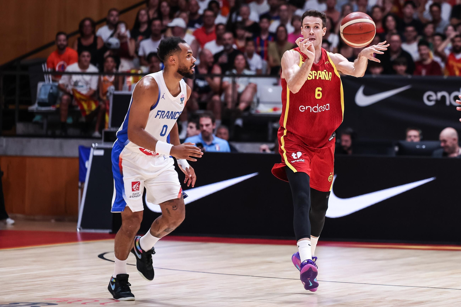 Las fotos del España - Francia de baloncesto