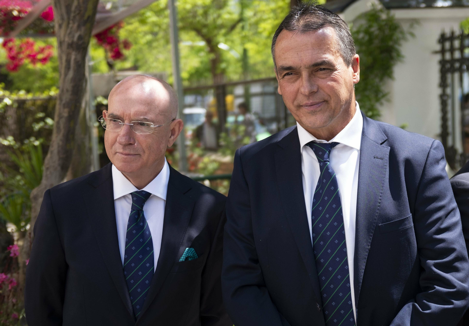 Lorenzo Serra Ferrer junto a Alexis Trujillo.