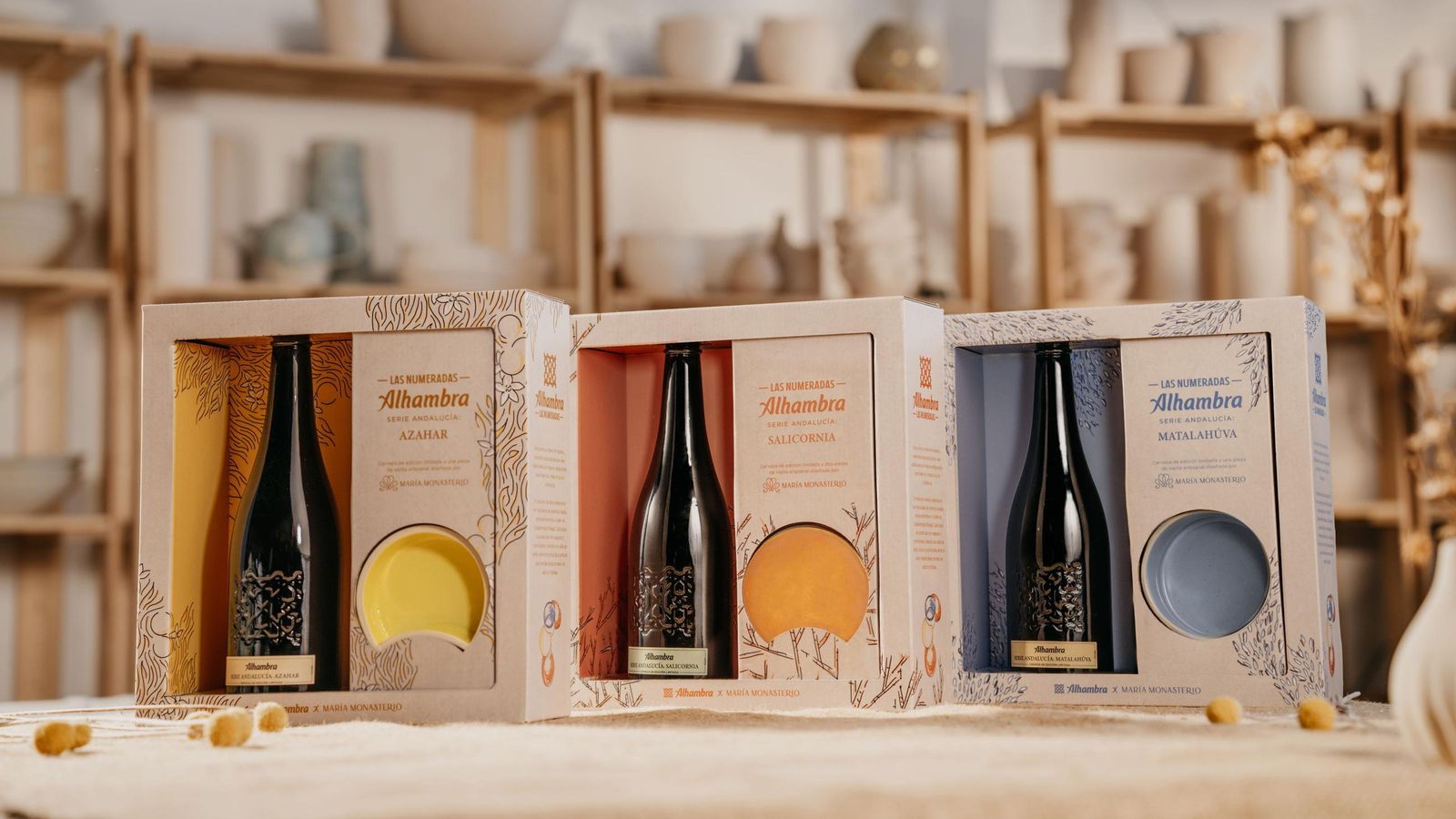 Estuches de las Numeradas Serie Andalucía en colaboración con María Monasterio