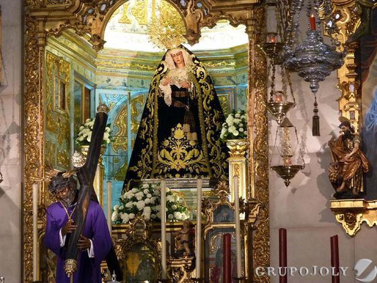 Virgen de las Angustias de la Hermandad de Los Gitanos.

Foto: Ruesga Bono