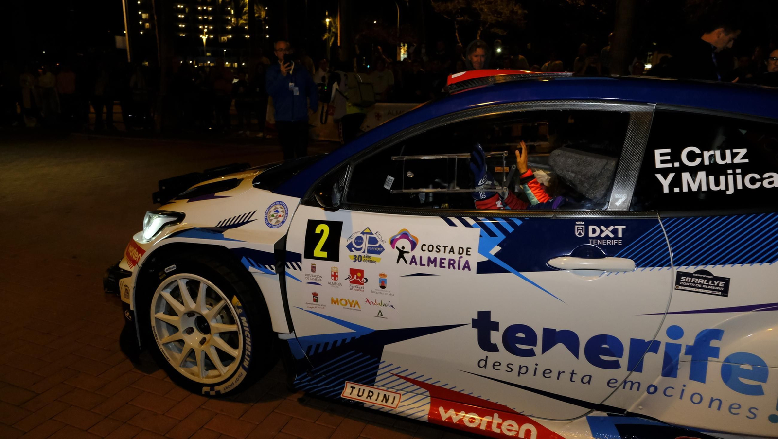 La salida de la 50 edición del Rallye Costa de Almería, en imágenes