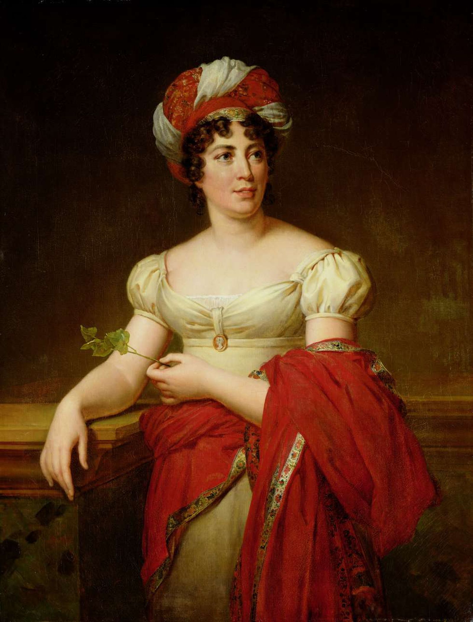 Retrato de Madame de Staël (Marie Éléonore Godefroid).