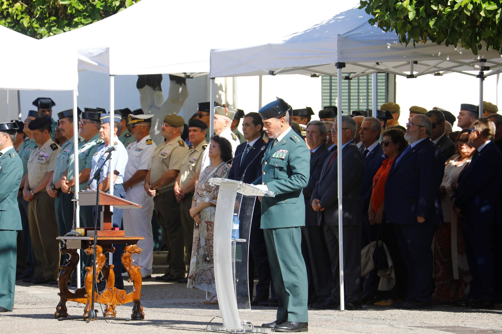 Las imágenes de la toma de posesión del nuevo jefe de la Comandancia de Córdoba, el coronel Ramón María Clemente