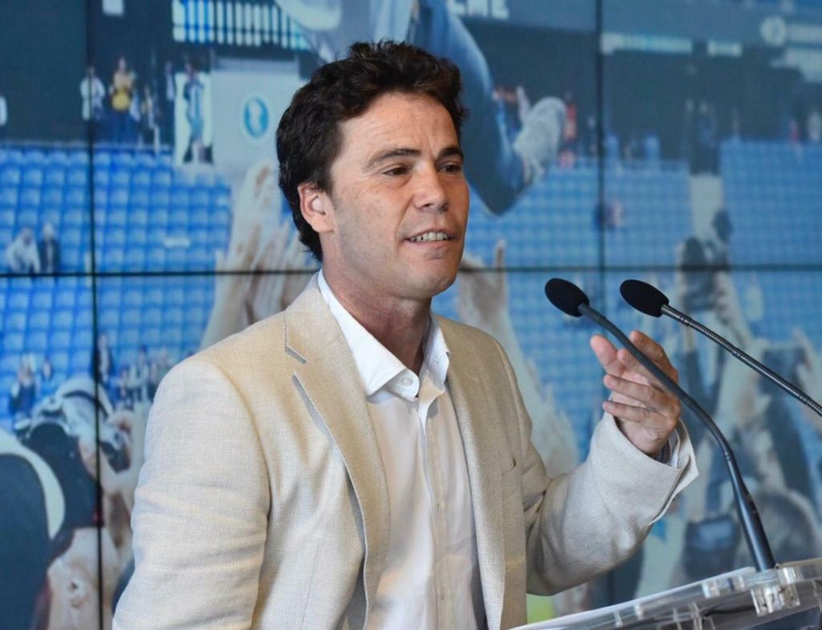 Rubi durante su comparecencia en la rueda de prensa de su presentación.