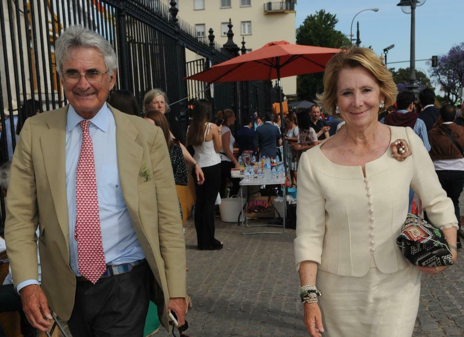 Esperanza Aguirre y su marido, Fernando Ramírez de Haro