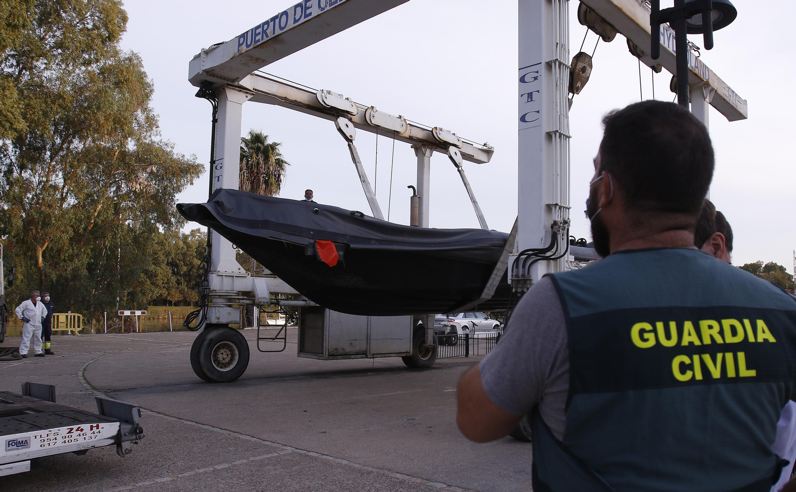 Intervenidas dos narcolanchas por la Guardia Civil en el Guadalquivir