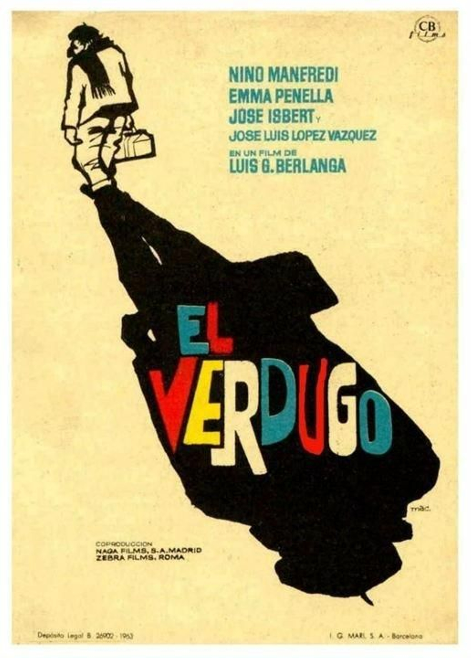 Cartel de Mac para 'El verdugo'